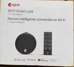 August Wi-fi Smart Lock With Keypad Matte Black. Fixed Price $199.95.