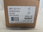 Kwikset 966HFL Sqt 514 Halifax Square Single Cylinder Interior Pack Lever, Black. Fixed Price $18.95.