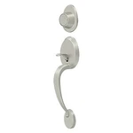 Deltana 810871D-15 Montego Handleset Dummy Satin Nickel. Fixed Price $108.68.