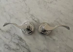 Baldwin 5455V Right Left Hand Half Dummy Wave Lever Polished Chrome Euc. Fixed Price $79.99.