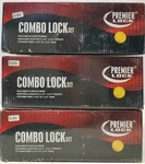 Premier Lock Combo Set #US320 Single Cylinder Satin Stainless Steel Keyway SC1. Fixed Price $69.99.