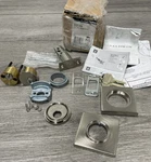 Baldwin 8221056 Square Double Cylinder Deadbolt - Lifetime Satin Nickel *read*. Fixed Price $89.99.