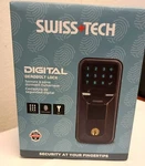 Swiss+tech Touch Deadbolt Lock With Fingerprint And Keypad Digital. Fixed Price $139.00.