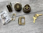 Kwikset 665-5S.DS Double Cylinder Deadbolt With Smartkey, Antique Brass. Fixed Price $26.99.