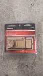Prosource Rim Deadlock Satin Brass Finish With Key & Hardware Model 0795625. Fixed Price $18.95.