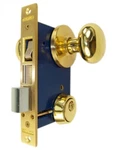 Marks 22AC Left Hand Reverse Double Cylinder Ornamental Knob Rose Mortise Lock. Fixed Price $134.99.