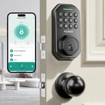 Vchoo Keyless Entry Door Lock With Handle, App Control SL02, Matte Black. Fixed Price $60.34.