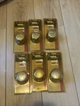 X6 Kwikset Ultramax Inactive Dummy Push Pull Knobs Antique Brass 788H. Fixed Price $33.99.