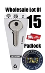 Wholesale Lot Of 15 Hillman Brass Nickel #92 Traditional Single Sided Blank Key. Fixed Price $12.99.