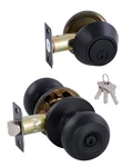 All Keyed Identical Deadbolt Door Knob Single Cylinder Lock Combo Se.... Fixed Price $30.46.