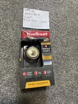 Kwikset Polished Brass Single Cylinder Deadbolt 089-119. Fixed Price $19.36.