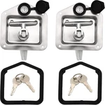 Leimo Kparts T-handle LATCH,2 Truck Tool Box Stainless Lock Silver. Fixed Price $46.98.