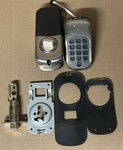Yale YRD110-ZW-US Keyless Push Button Deadbolt B1L Lock Z-wave Satin Nickel. Fixed Price $24.99.