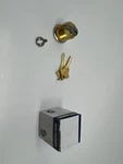 General Lock CS256707 Mortise Cylinder Schlage Keyway Satin Chrome 1-1/8". Fixed Price $16.19.
