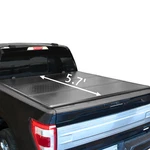 For 17-23 Nissan Titan 5.7FT Short Bed Hard Solid Tri-fold Truck Tonneau Cover. Fixed Price $431.54.