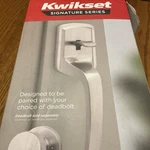 Kwikset Prague Hs Handle Only Interior Knob Satin Nickle 98150-023. Fixed Price $30.00.