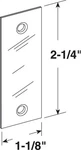 Prime-line 9521 Gray Steel Indoor Mount Edge Filler Plate 2-1/4 In.. Fixed Price $12.02.