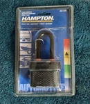 Hampton High Security Outdoor Auto Long Shackle Steel Lock New. Fixed Price $32.00.