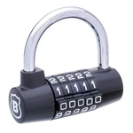 Brinks 2-7/8IN Small U-bar Resettable Combination Padlock Black. Fixed Price $17.99.