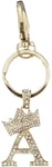 Rhinestone Studded Small A-z Alphabet Initial Letter Keychain Ring Bag Charm. Fixed Price $8.99.