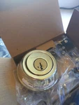 Kwikset Single Cylinder Deadbolt Brass. Model 780 L03 Smt Rcal Rcs V1. Fixed Price $25.00.