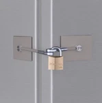 Marinelock Stainless Refrigerator Door With Padlock. Fixed Price $38.95.