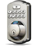 Veise KS02A Fingerprint Keyless Entry Door Lock, Satin Nickel. Fixed Price $51.55.