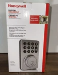 Honeywell Digital Deadbolt W/ Electronic Keypad Satin Nickel 8714009. Fixed Price $40.00.