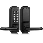Keyless Entry Door Lock Mechanical Stainless Steel Waterproof Black Souyou Gate. Fixed Price $124.99.