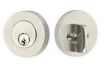 Emtek 8423US15 Single Cylinder Modern Disc Deadbolt Satin Nickel. Fixed Price $110.00.