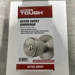 Hyper Tough Keyed Entry Tulip Style Doorknob, Stainless Steel. Fixed Price $19.97.