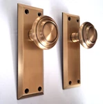 Grandeur 807804, Passage Fifth Avenue Long Plate, Circulaire Knob, Vintage Brass. Fixed Price $215.65.