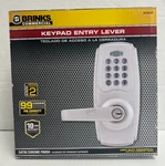 Brinks Keypad Entry Lever Keyless Satin Chrome BC40107 Ansi Grade 2. Fixed Price $59.95.