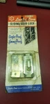 Vintage Sliding Door Lock Lustre Line Model 57. Fixed Price $12.00.