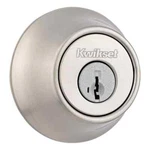 Kwikset 660 Satin Nickel Single Cylinder Deadbolt Featuring Smartkey Security. Fixed Price $14.99.