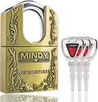 3 Keys 40MM Heavy Duty Warehouse Shrouded Hardened Keyed Padlock Top Security. Fixed Price $21.10.