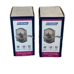 2 Schlage Accent Dummy Door Lever W Camelot Trim Satin Nickel Right Hand Pack. Fixed Price $21.95.