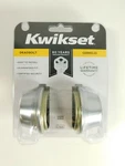 Kwikset Silver Deadbolt Door Lock 96650-389, Home Remodeling, Repair. Fixed Price $19.99.