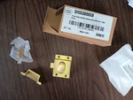 Signature Hardware Pickin Brass Cabinet Latch W/oval Knob Satin. Fixed Price $13.00.