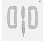Andersen Tribeca - 2 Panel Patio Door Hardware White Trim Set. Fixed Price $84.99.