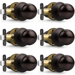 Probrico Privacy Door Knobs Interior 6 Pack, Oil Rubbed Bronze With. Fixed Price $59.98.