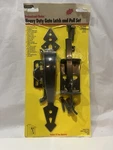 Stanley Black Heavy Duty Gate Latch & Pull Set, Model# 62-2043/ CD1390 New.. Fixed Price $15.00.