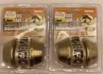 Stuff BD5503A Door Lock Set Polished Brass Double Cylinder - Lot Of 2. Fixed Price $17.52.
