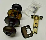 Kwikset 93001-868 Cove Bed And Bath Knob In Venetian Bronze. Fixed Price $16.07.