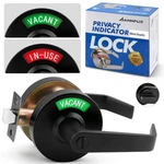 Vacant Occupied Bathroom Door Handle Lock,privacy Lever With Large Indicator,.... Fixed Price $82.07.