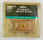 First Watch 1105 Single Cylinder Rim Night Latch With Thumbturn And Hold-back. Fixed Price $22.65.