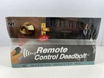 Remote Control Deadbolt Morning Industry Solid Brass KF-01P Sealed. Fixed Price $35.00.