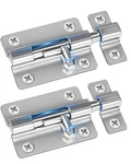 Door Security Slide Latch Lock With 12 Screws , Pack Keyless Entry Thicke.... Fixed Price $12.33.
