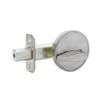 One Sided 1/2 Bore Satin Stainless Deadbolt. Fixed Price $8.99.