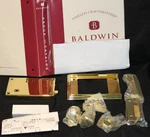 Baldwin Rim Lock 5632-030-L Trans-spindle One Set Polished Brass Finish New. Fixed Price $749.00.